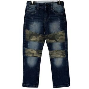 Southpole Boys' Little Slim Stretch‎ Biker/Moto Denim Pants Size 5